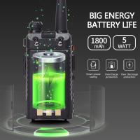 Baofeng-walkie-talkie UV 5R de doble banda, 5W, 8W, Radio bidireccional, Vhf, Uhf, Radio FM, transceptor de mano para caza, 16KM - details 16