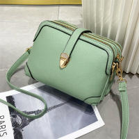 Bolso de Hombro de Moda para Mujer Bolso Cruzado de Cuero PU Bolso Pequeño Casual Bolso de Mensajero de Color Sólido - details 6