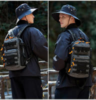 Mochila para señuelos de pesca con soporte para caña, bolsa para aparejo de acampada, caza al aire libre, senderismo, accesorios para cajas de peces, mochila táctica - details 13