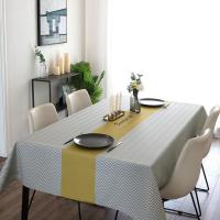 Manteles rectangulares con estampado de simplicidad nórdica para decoración de mesa y fiesta, manteles de cubierta para mesas de comedor - details 1