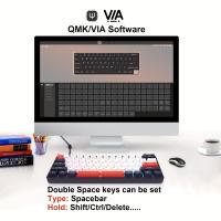 SKYLOONG GK61 QMK/VIA teclado por Cable Mini 60% de diseño RGB retroiluminación interruptor mecánico de juego USB plug - in caliente PBT - details 5