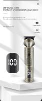 Kemei-recortadora de barba para hombres, maquinilla de afeitar eléctrica, cortapelos inalámbricos, Kit de aseo 6 en 1 para hombres, bigote, cuerpo, nariz, Facial - details 4