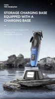 Kemei-cortadora de pelo profesional para hombre, maquinilla de cortar el pelo eléctrica, recargable, inalámbrica, 9000RPM - details 6
