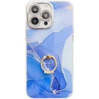 Funda con soporte de anillo para Apple iPhone 16 15 14 Pro Max, de mármol de alta calidad, IMD, PC, a prueba de golpes. - details 12
