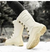 Snow Boots Women Flat Boots For Women Lace-Up Shoes Woman Fashion Platform Ankle Boots Fur Chunky Botas Mujer Winter Shoes Women - details 15
