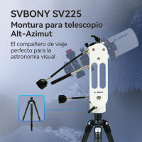 Montaje de Telescopio Ajustable SVBONY SV225 con Cabeza de Fluido SA410 y Soporte de Fibra de Carbono para Seguir Luna y Planeta - details 0