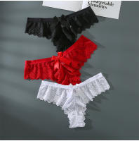Bragas de Encaje Sexy para Mujer, Ropa Interior Bonita con Espalda en T, Señora, Sujetador de Talla pequeña para Navidad Especial - details 8