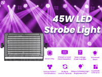 Luz de Estroboscópico RGB Mini de 45W Control DMX512 Luz de Pared para Fiesta en Casa Club - details 0