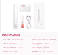 Mini Pulidora de Uñas Eléctrica KADS Taladro de Recorte de Gel de Manicura y Pedicura - details 4