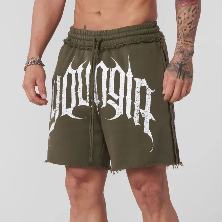 Nuevos pantalones cortos de algodón para mujer, deportes para correr, entrenamiento de gimnasia americana de Youngla, pantalones cortos casuales de moda - 1