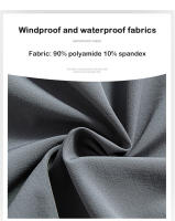 LNGXO Pantalones de Montañismo Impermeables Secado Rápido Elástico Para Senderismo de Verano - details 6
