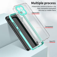 KEYSION-funda transparente a prueba de golpes para HONOR X8, 4G, TPU transparente + PC, 2 en 1, funda trasera de teléfono para Huawei Honor X8 - details 5