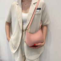 Bolso de hombro de cuero PU de Color sólido Retro para mujer, bolsos de moda, monederos casuales, bolsos de mano para mujer - details 1
