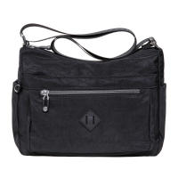 Bolso cruzado de nailon para mujer, bandolera ligera con múltiples bolsillos, bolso de viaje - details 0