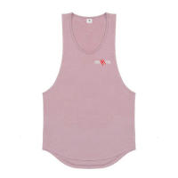 Summer Men Fitness Casual Cotton Vest Gym Bodybuilding Tank Tops Workout Jogging Undershirt Male Sleeveless Breathable Shirts - details 15