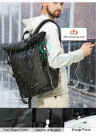 Heroic Knight-mochila enrollable impermeable para hombre y mujer, morral de viaje expandible con carga USB, bolso para portátil de gran capacidad - details 2