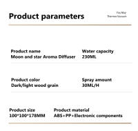 Humidificador de aire ultrasónico para aromaterapia, difusor de aceites esenciales, humidificador de madera, niebla fría, 230ML - details 10