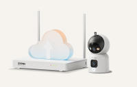 ZOSI Cámara Vigilancia WiFi Interior con Doble Lente y 1,44'' Monitor 2,4G/5G WiFi Lente Pan y Tilt + Lente Fija Seguimiento de Persona Videollamada con Gesto C528 - details 12