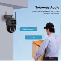 Cámara de Seguridad IP KERUI 6MP HD PTZ Visión Nocturna Infrarroja Control de Aplicación - details 6