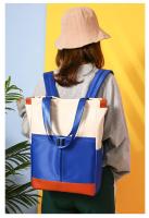 Mochila impermeable para ordenador portátil, de gran capacidad bolso de hombro, bolso de viaje portátil para mujer, Color de contraste - details 14