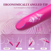 Mini vibradores tipo bala para mujer, varita mágica erótica, masaje, consolador de punto G, masturbador femenino de bolsillo, producto sexual para adultos, Juguetes sexuales de amor - details 4