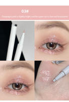 Bolígrafo de Luz de Galaxia Brillante Pluma de Sombra de Ojos de Gusano de Seda con Cabeza de Pincel de Cuidado de la Piel de Belleza - details 8