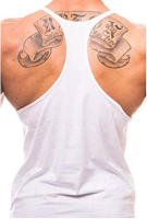 Muscleguys Mens Fitness Bodybuilding Graphic Design Y Back Summer Fashion Casual Bodybuilding Sleeveless Shirt - details 20