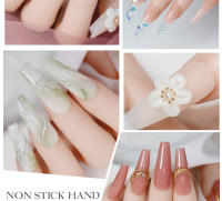 Arte Clavo-esmalte de Gel antiadherente para uñas, Gel UV para manicura, 9 colores, purpurina, rosa, blanco, Nude - details 6