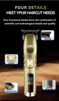 Kemei-cortadora de pelo profesional inalámbrica para hombre, cortadora de pelo con cuchilla en T de alto Torque y cero huecos, acabado cerrado de peluquero - details 4