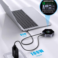 Hub USB 3.1 con pantalla inteligente 8 en 1 para computadora - details 4