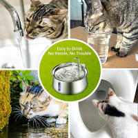 Grifo de Agua para Mascotas de Acero Inoxidable Dispensador de Agua Automático para Perros y Gatos - details 5