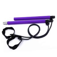 Kit de barra de Pilates portátil, banda de resistencia, palo de Yoga y Pilates, barra de ejercicio de Yoga, lazo para el pie para estiramiento de Yoga, esculpir, torsión, abdominales - details 9