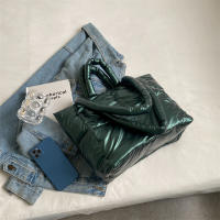 Bolso de algodón acolchado para mujer, bolsa de hombro de gran capacidad, a la moda, de diseñador, de lujo - details 32