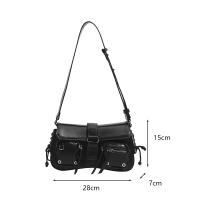 Bolso gótico Punk para mujer, bandolera de hombro, diseño de moda, cuero PU, Vintage, pequeño, Tote - details 11
