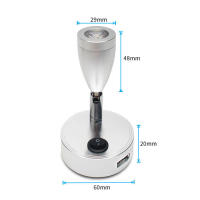 Luz LED de lectura para Interior de RV, foco con puerto USB de 5V y 2A, 12V y 24V, 2W, para barco, yate, caravana, remolque, dormitorio, 3 colores - details 1