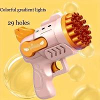 Pistola de burbujas de avión de 29 agujeros nuevo juguete de burbujas gatlin juguete de niños máquina de burbujas - details 3