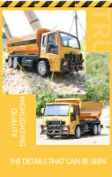 Rc Dumper Truck 2.4G Remote Control Car 6Ch Electric Cars Engineering Vehicle Tractor Toys for Boys Kids Children Christmas Gift - details 4