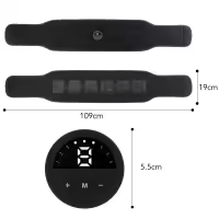 Cinturón eléctrico para adelgazar,EMS estimulador muscular para perder peso,masajeador vibratorio,entrenador para quemar grasa - details 10
