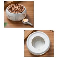Soporte de cerámica para calentador de tetera, base de aislamiento para calentar té, café, agua, vela - details 4