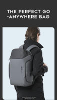 Mochila de Gran Capacidad para Hombres BANGE 2023 Impermeable de 15.6 Pulgadas con Interfaz USB para Carga Bolsa de Viaje Material Principal de la Mochila - details 2