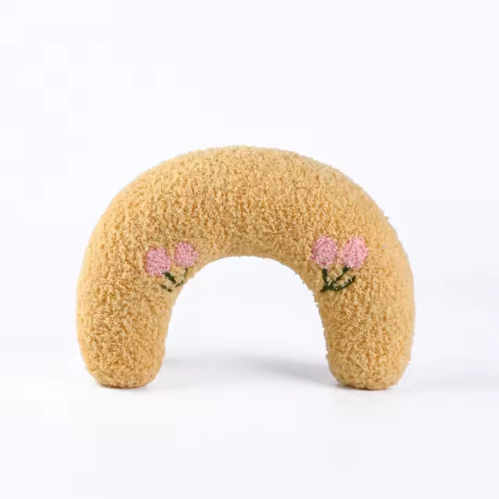 Almohada pequeña para gatos, Protector de cuello de moda, sueño profundo, cachorro, almohada en forma de U, reposacabezas de gatito, almohada para dormir para perros - 1