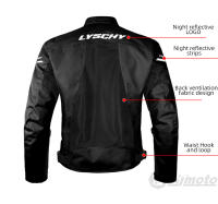 LYSCHY Chaqueta de Moto de Malla Transpirable de Verano para Hombre, Anticaída y Resistente al Desgaste, con Equipo de protección incorporado - details 8