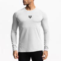 Camisetas Casuales de Moda para Hombres en Otoño Cuello Redondo, Manga Larga, Compressión Deportiva y Fitness - details 6