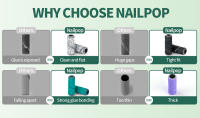 Bandas de lijado pequeñas Nailpop 100 piezas Banda de lijado reemplazable 80 # 120 # 180 # 240 para herramienta profesional de pedicura para eliminación de piel muerta - details 6