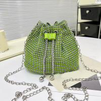 Bolsos cruzados con forma de cubo de diamantes de imitación para mujer, bolsos de hombro brillantes, bolsos de cadena, bolsos de almacenamiento de fiesta de noche - details 6