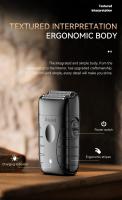 Kemei 2299 afeitadora de peluquero, maquinilla de afeitar eléctrica para hombres, máquina de afeitar suave inalámbrica para cabeza calva, afeitadora de barba, regalos - details 3