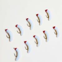 5 uds/10 Uds moscas de pesca con mosca gusano suave gusanos biomiméticos señuelos cebos de insectos artificiales pesca para trucha/bajo/perca/bagríno/carpa - details 2