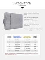 Funda para portátil, funda para portátil, bolsa de 11 "12,5" 13,5 "15,4" 15,6 "16" para Macbook Air Pro Retina Xiaomi Huawei Matebook HP Dell - details 1