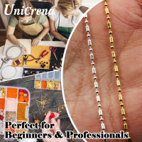 Cadena de Bolas Dorada UniCrena Material de Cobre Plateado Ideal para Collar Pulsera Llavero Tobillera Artesanal Hipoalergénico - details 4