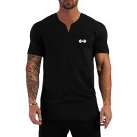 Camiseta Cómoda de Algodón con Cuello en V Estilo Casual para Hogar para Hombres - details 2